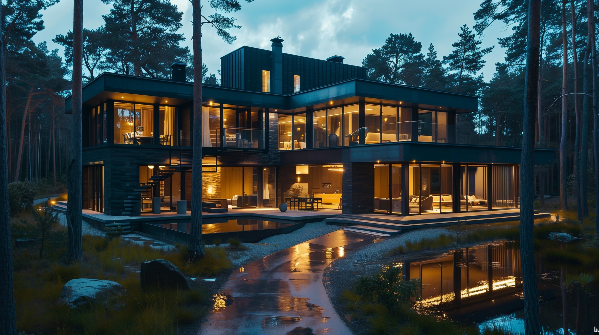Архитектурный код поселка Modern House