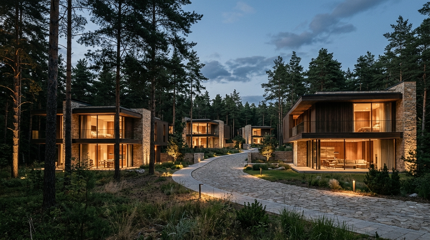 Архитектурный код поселка Modern House