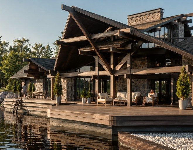 Дом в природном контексте Modern House
